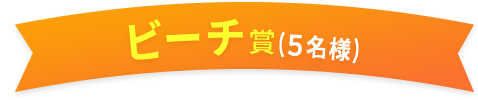 ビーチ賞(５名様)